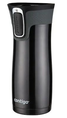 West Loop Taza de viaje de acero inoxidable con tapa AUTOSEAL&reg;, 473 ml
