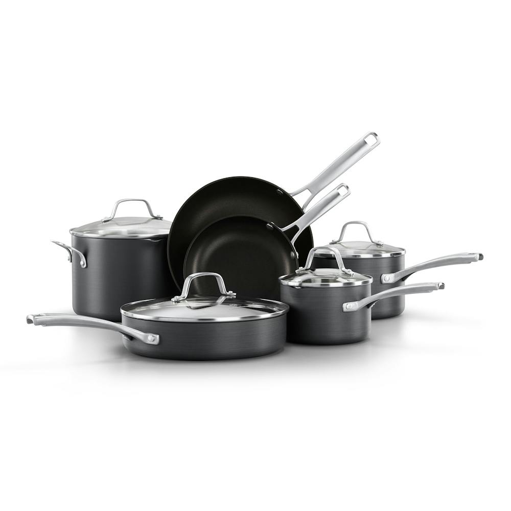 Classic™ Hard-Anodized Nonstick 10-Piece Cookware Set | Calphalon