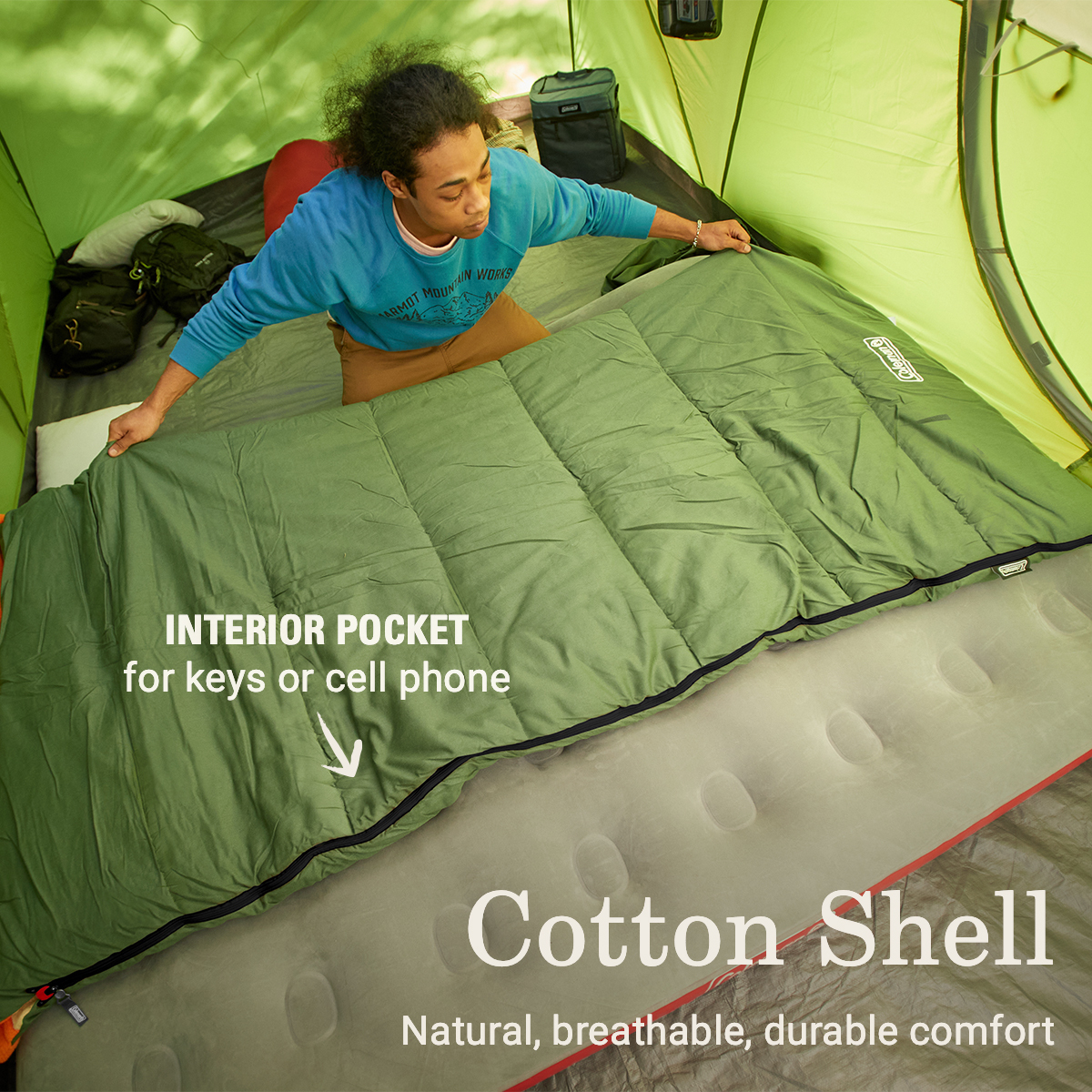 Coleman Big Game Sleeping Bag - Thumbnail 4