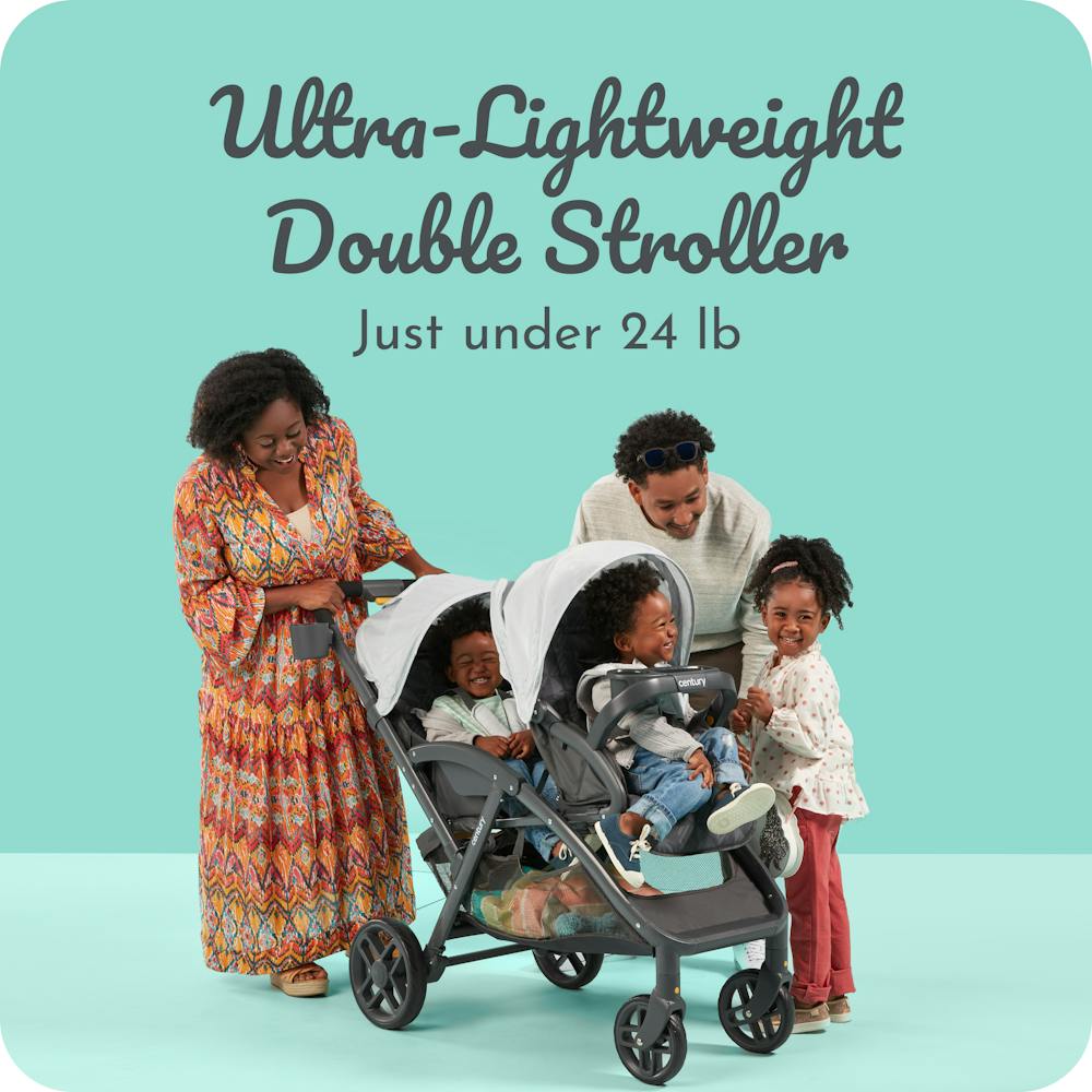 Lightest Sit And Stand Stroller Century Stroll On™ Duo Lightweight