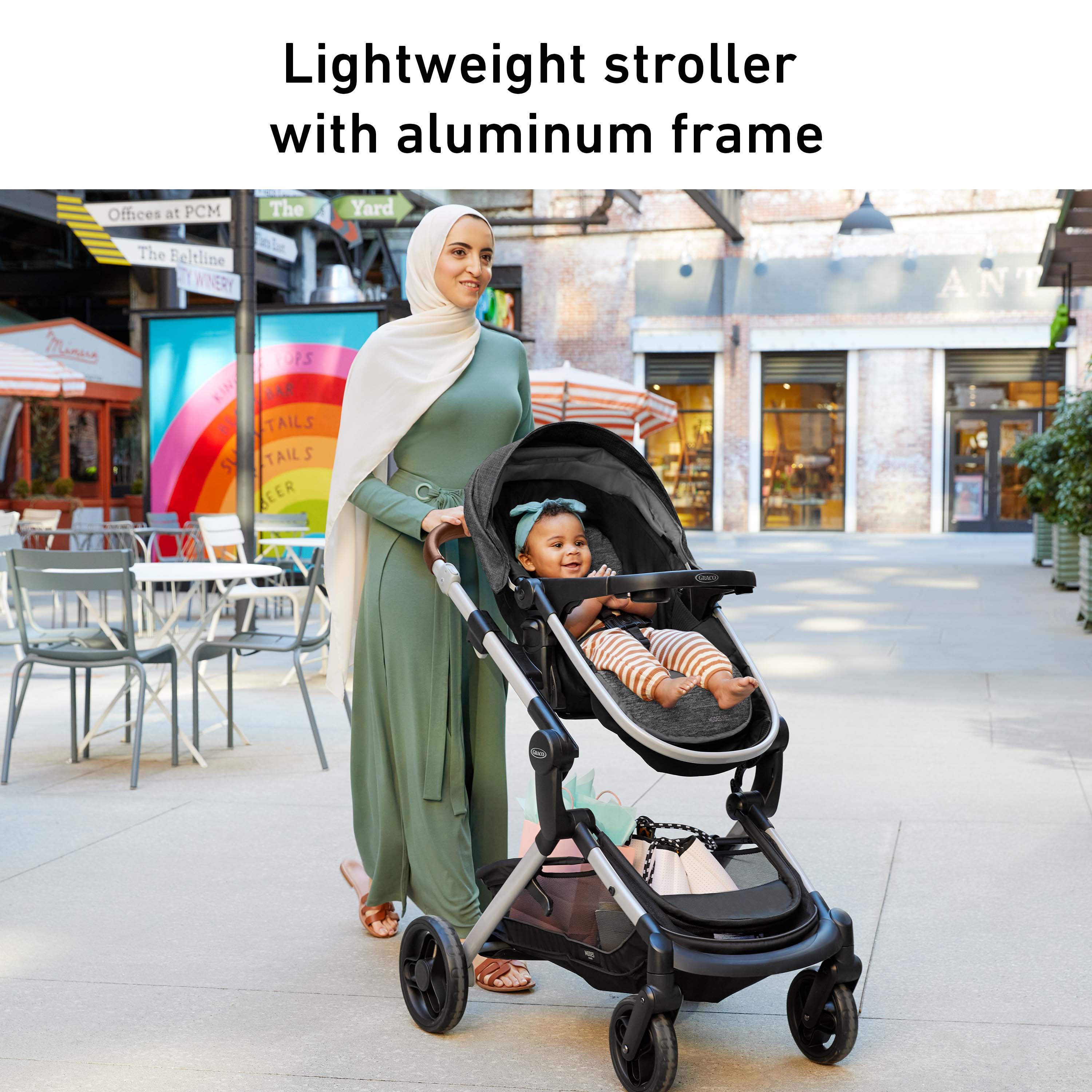stroller travel system UPPAbaby MINU V3 Travel Stroller with Aria Infant Car Seat main image 0