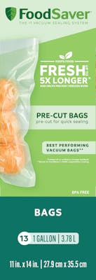 FoodSaver Vacuum-Seal Bags - 13 Gallon Size Bags