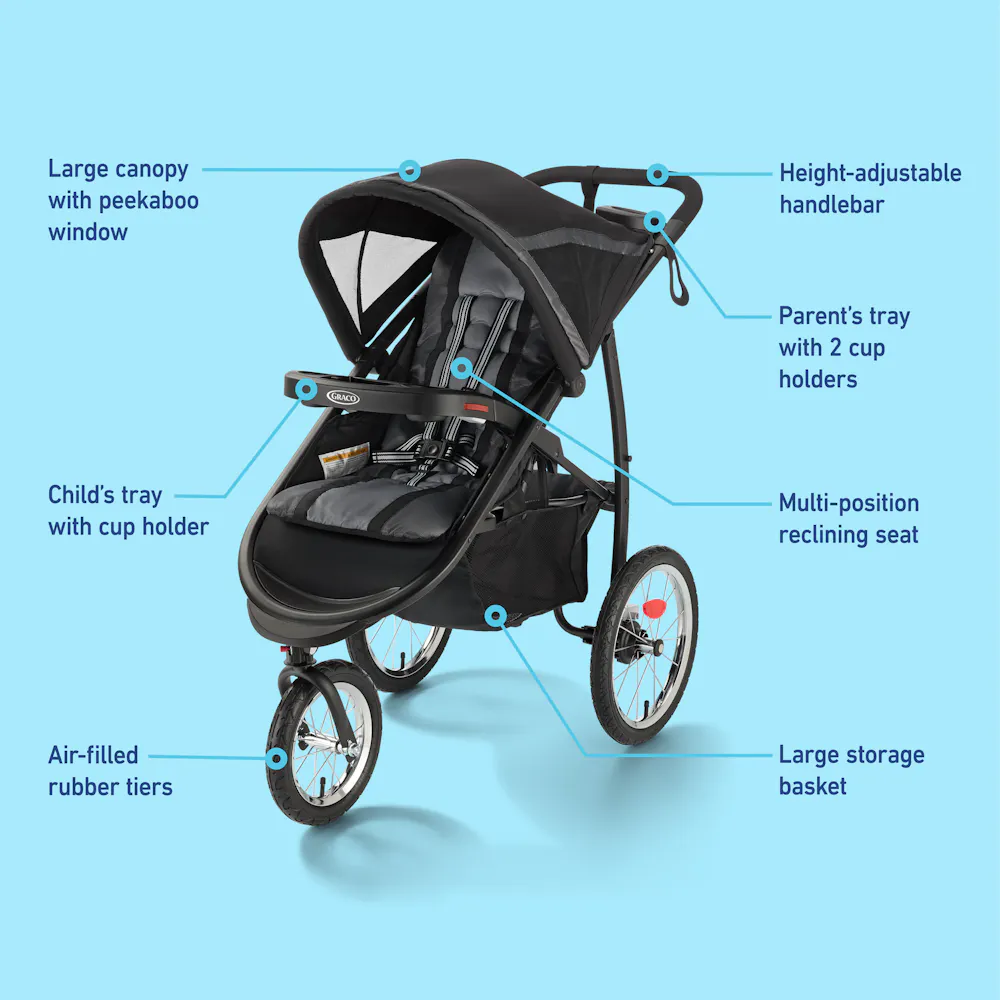 FastAction Fold Jogger Click Connect Travel System