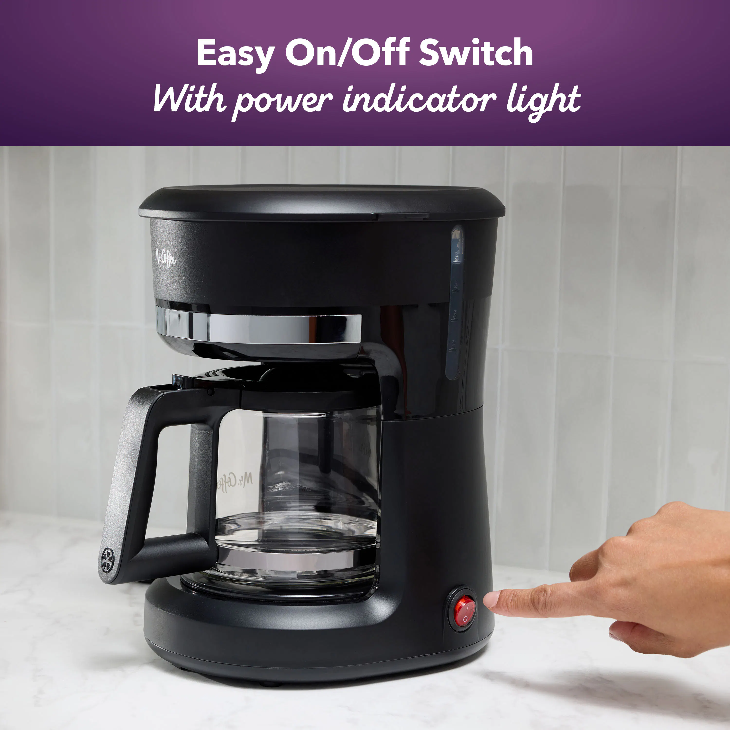 Mr. Coffee Mini Brew Switch Coffee Maker, 5-Cup Coffee Maker, Black |  Calphalon