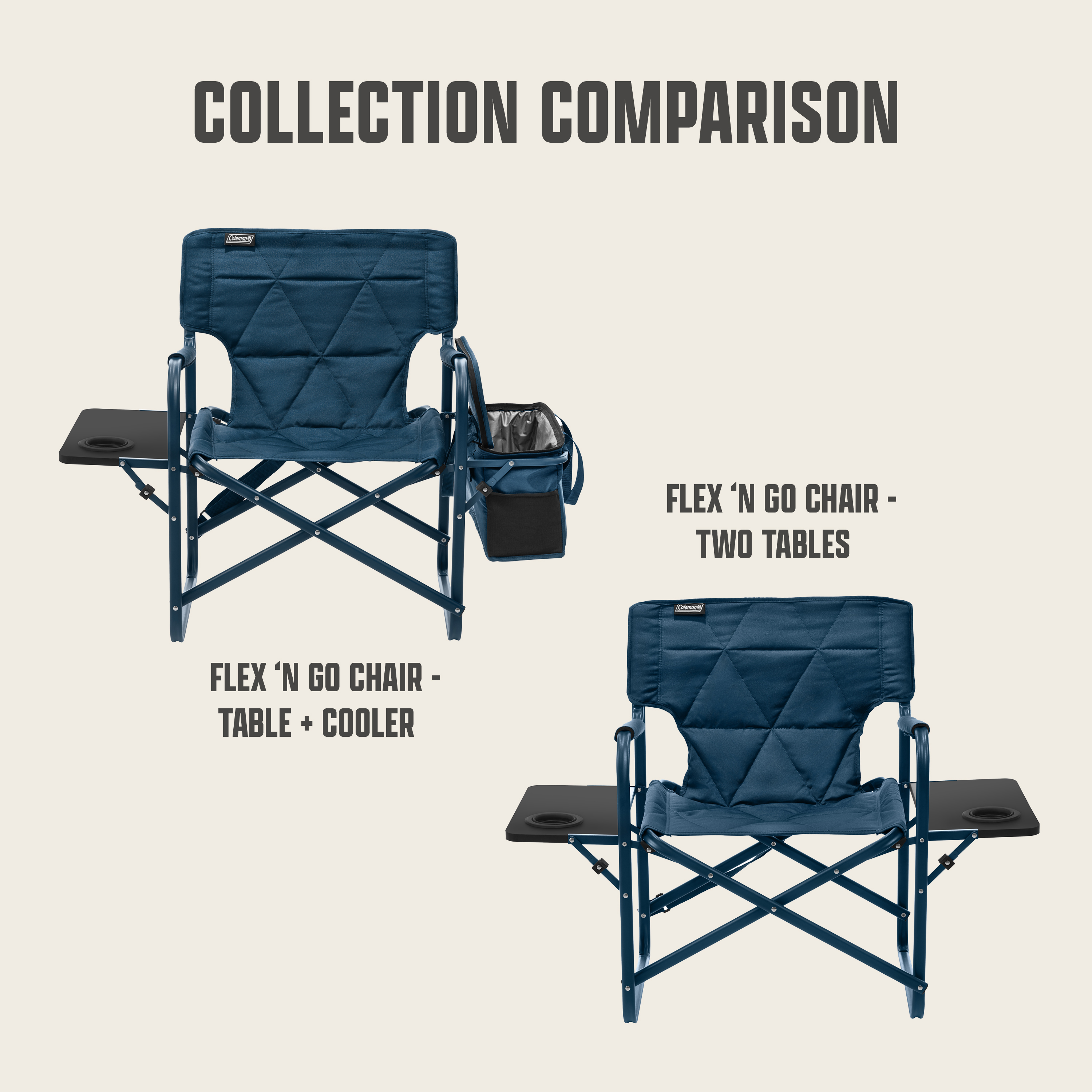 Flex 'N Go™ Chair Table + Cooler Sapphire | Coleman