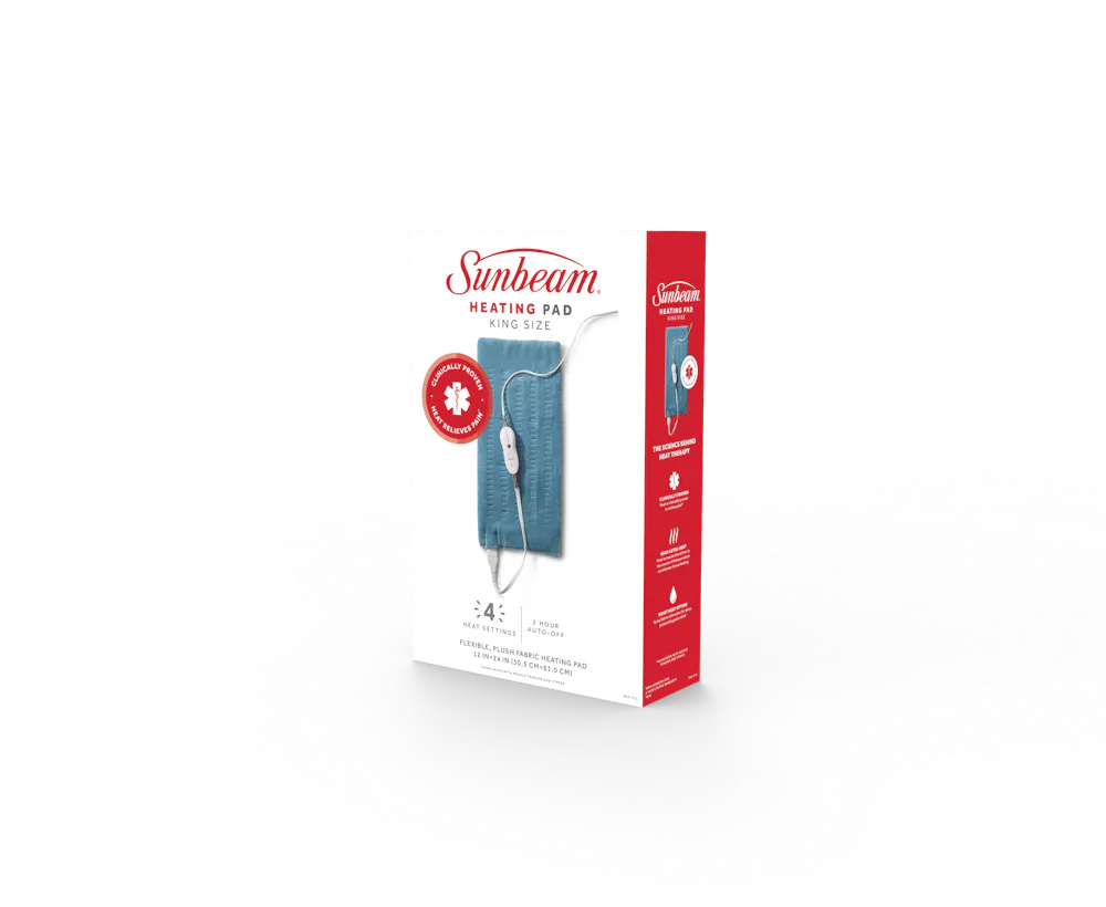 Premium King-Sized Heating Pad Sunbeam