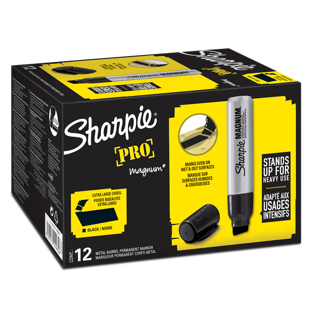 Sharpie Magnum Permanent Markers, Oversized Chisel Tip | Sharpie UK