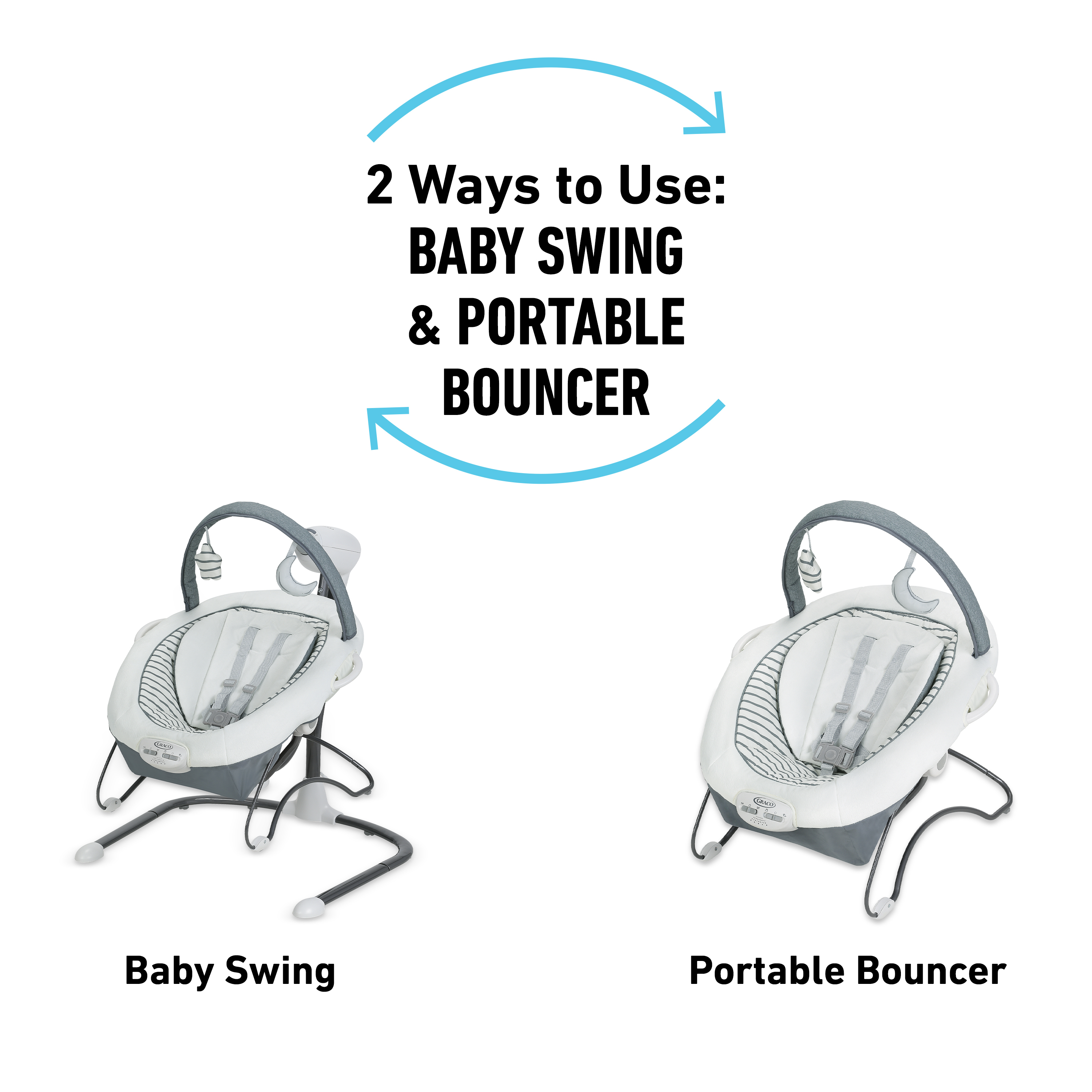 Soothe n Sway LX Swing with Portable Bouncer Graco Baby