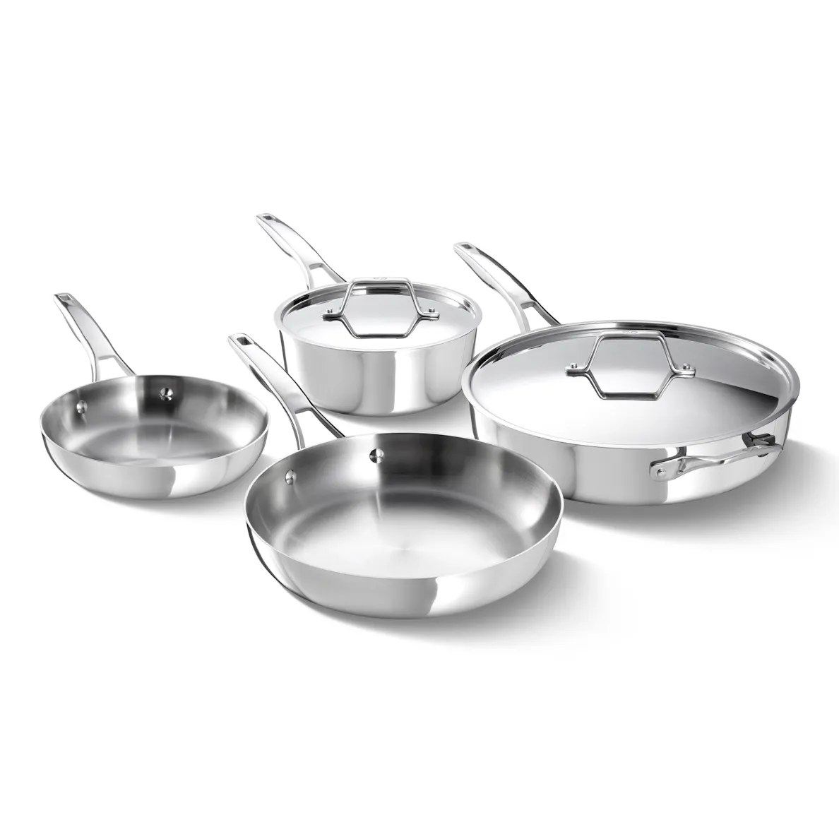 Premier Stainless Steel 6-Piece Cookware Set