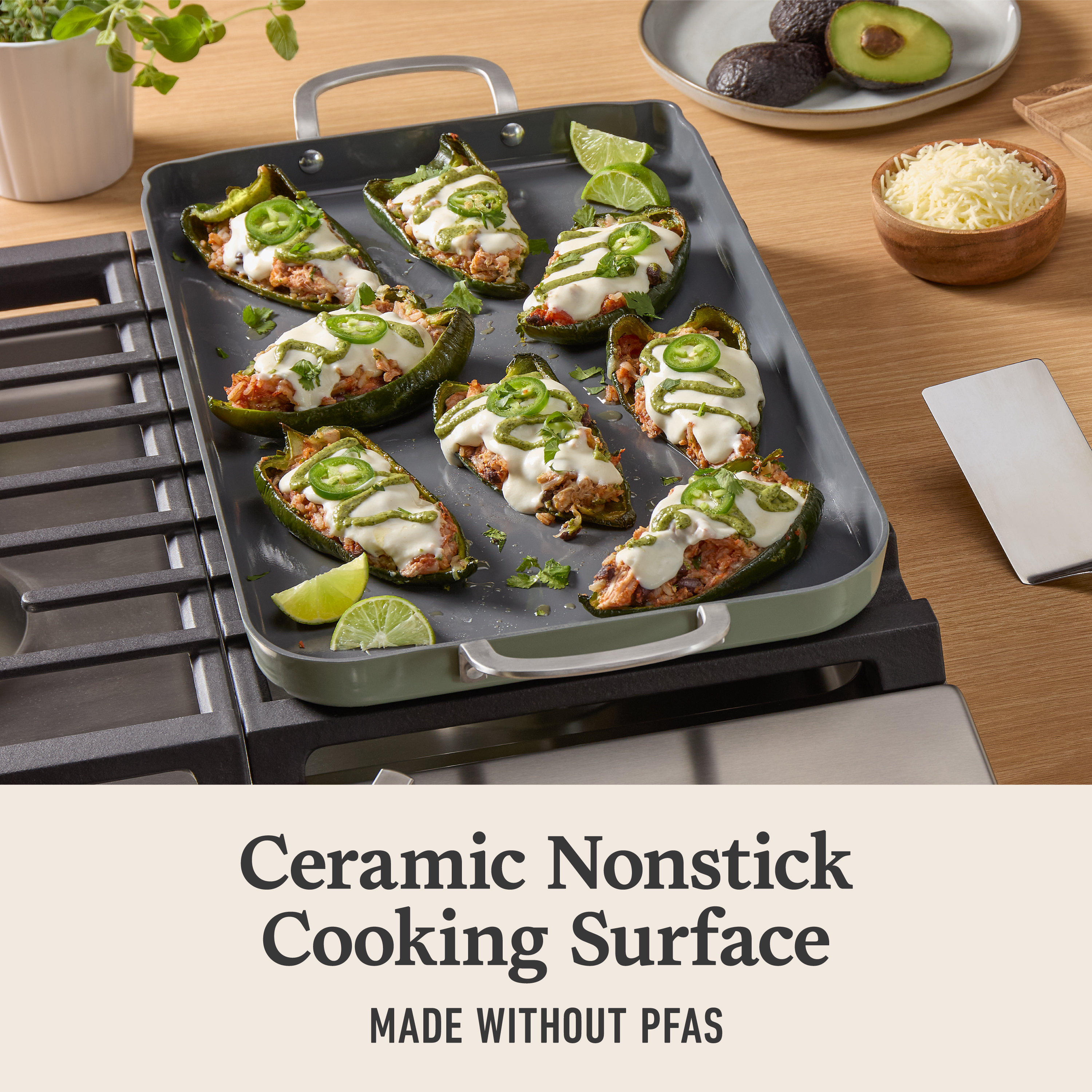 Ceramic griddle pan best sale