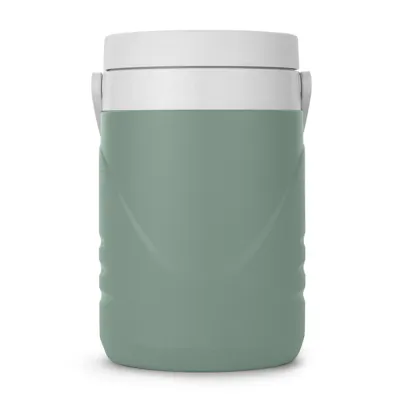 Glacière Vintage Coleman 3 Gallons - Cruche Eau Métal Vert Avec Tasse - USA
