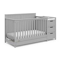 Hadley 5-in-1 Convertible Crib and Changer with Drawer