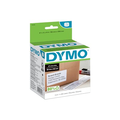 DYMO LabelWriter Large Shipping Labels, 1 Roll of 300