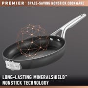 Premier™ Space-Saving Hard-Anodized Nonstick 12-Inch Everyday Pan with Lid