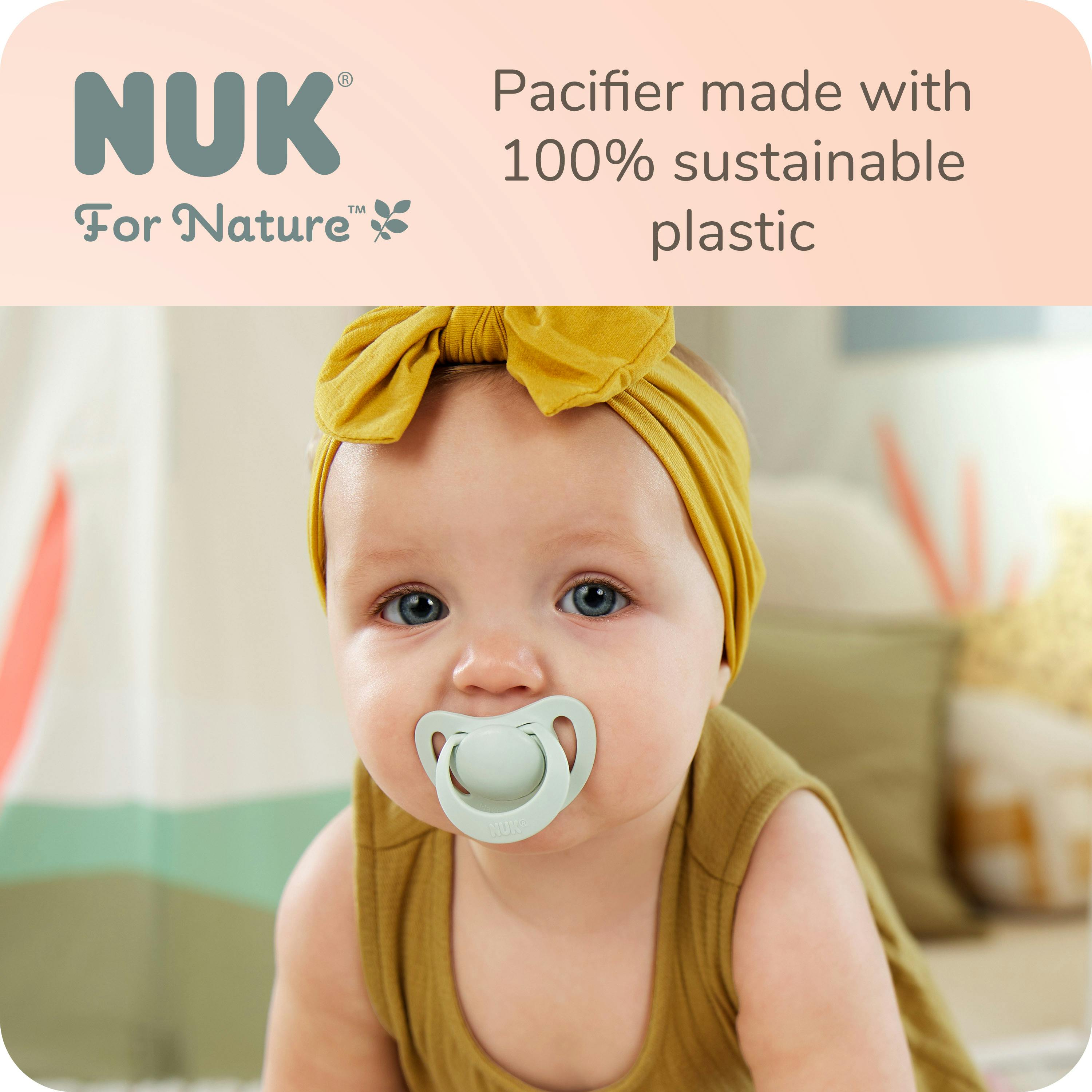 Nuk Simply Natural Pacifier Breast-Like Silicone (0-6 Months) Dr