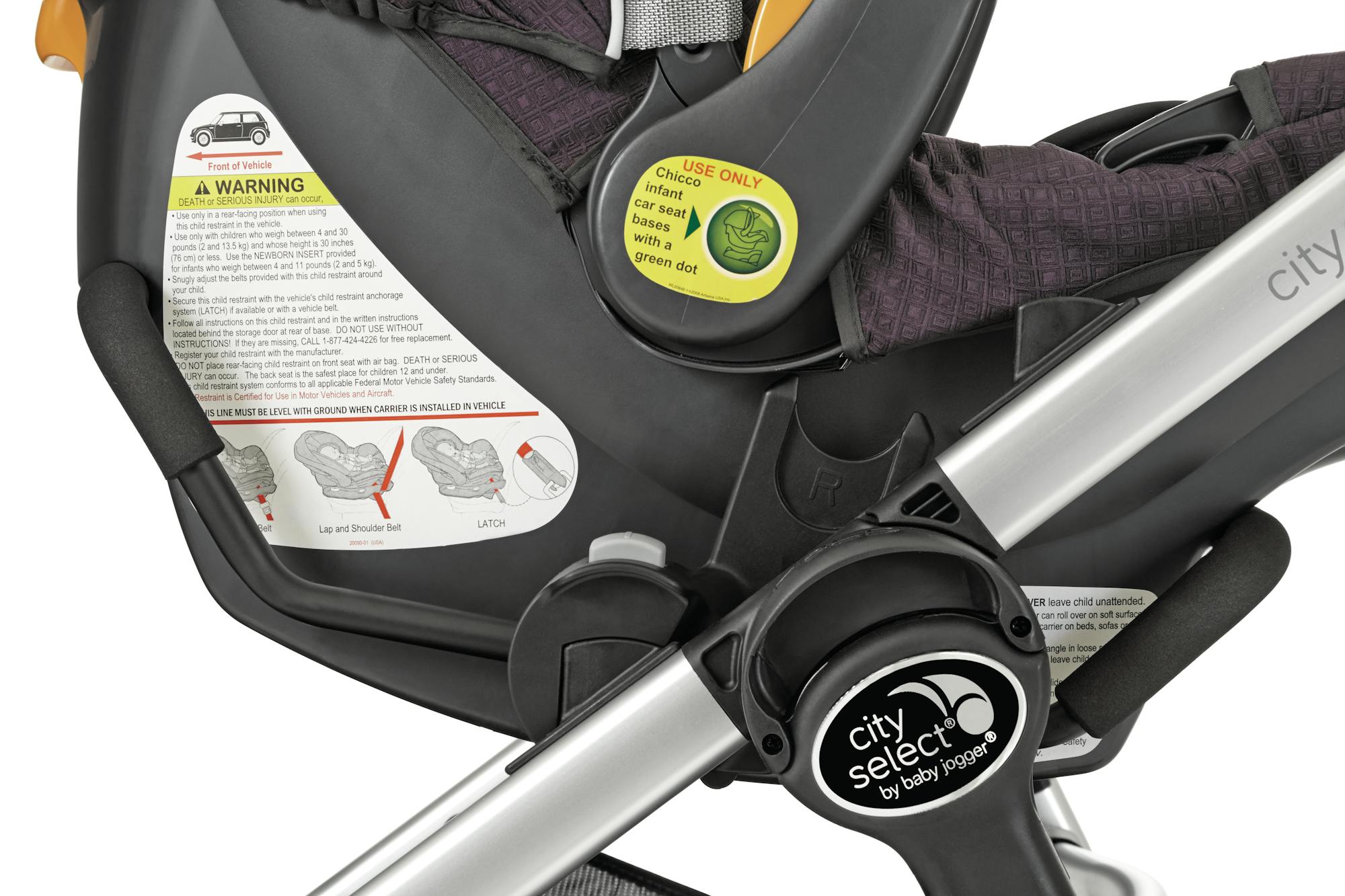 Double jogging stroller compatible with chicco keyfit 30 best sale