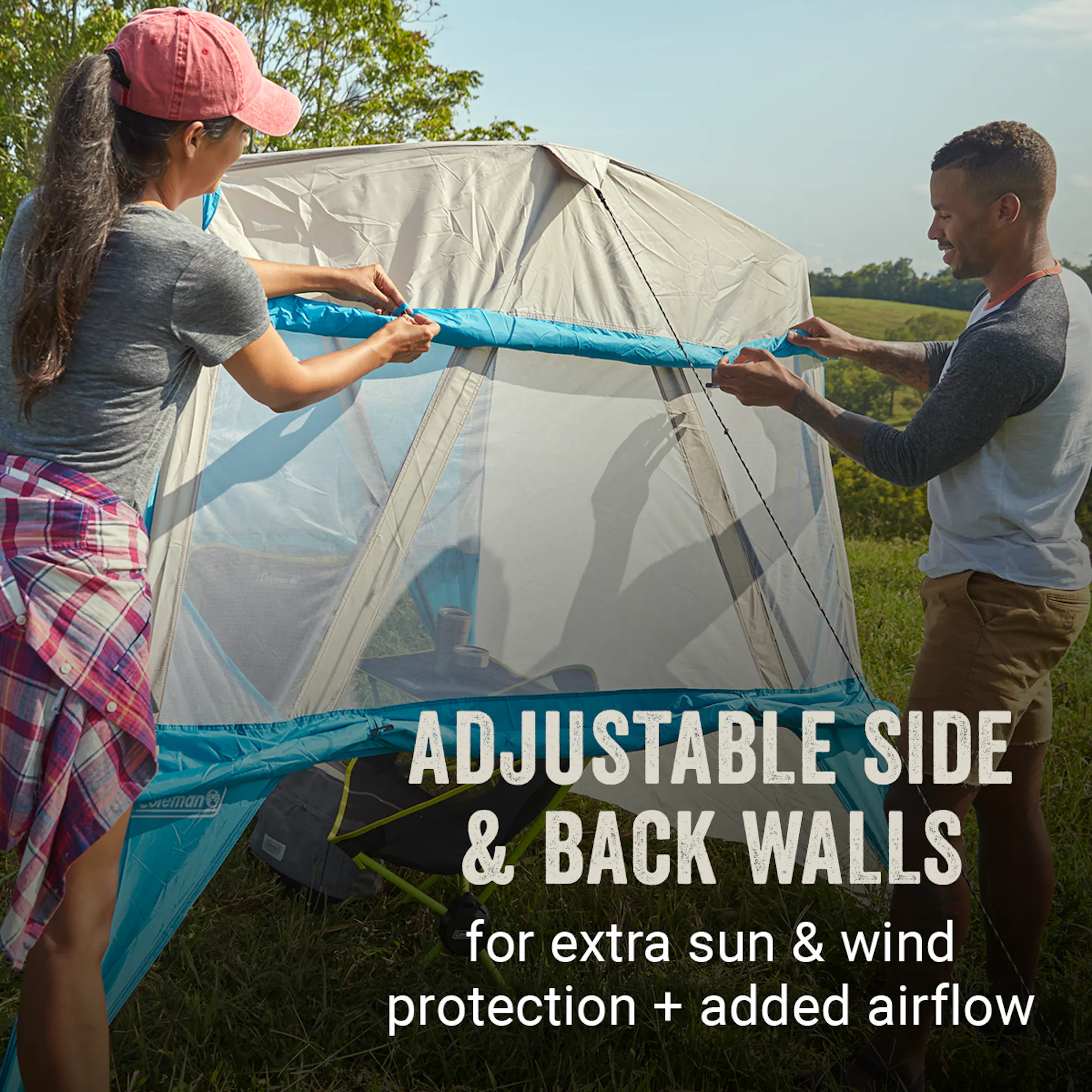 7 x 7 Go Shade Backpack Sun Shade | Coleman