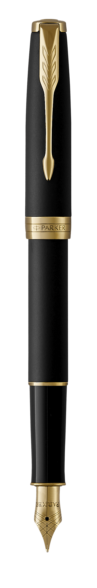 PARKER 万年筆 黒 金アクセント