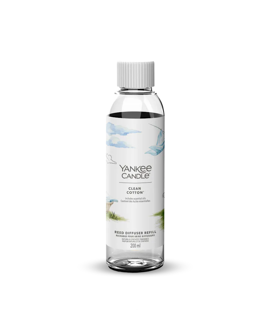 Clean Cotton® Signature Reed Diffuser Refill | Yankee Candle