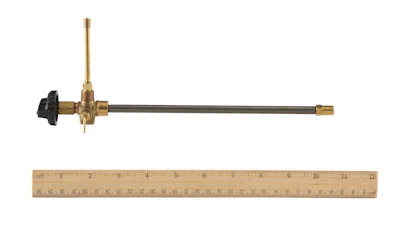 Propane valve and generator assembly
