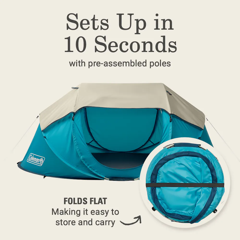 テント・タープ Coleman 2P POP-UP TENT Best Budget Pop Up Tent: Coleman 2-Person Pop Up Tent Review