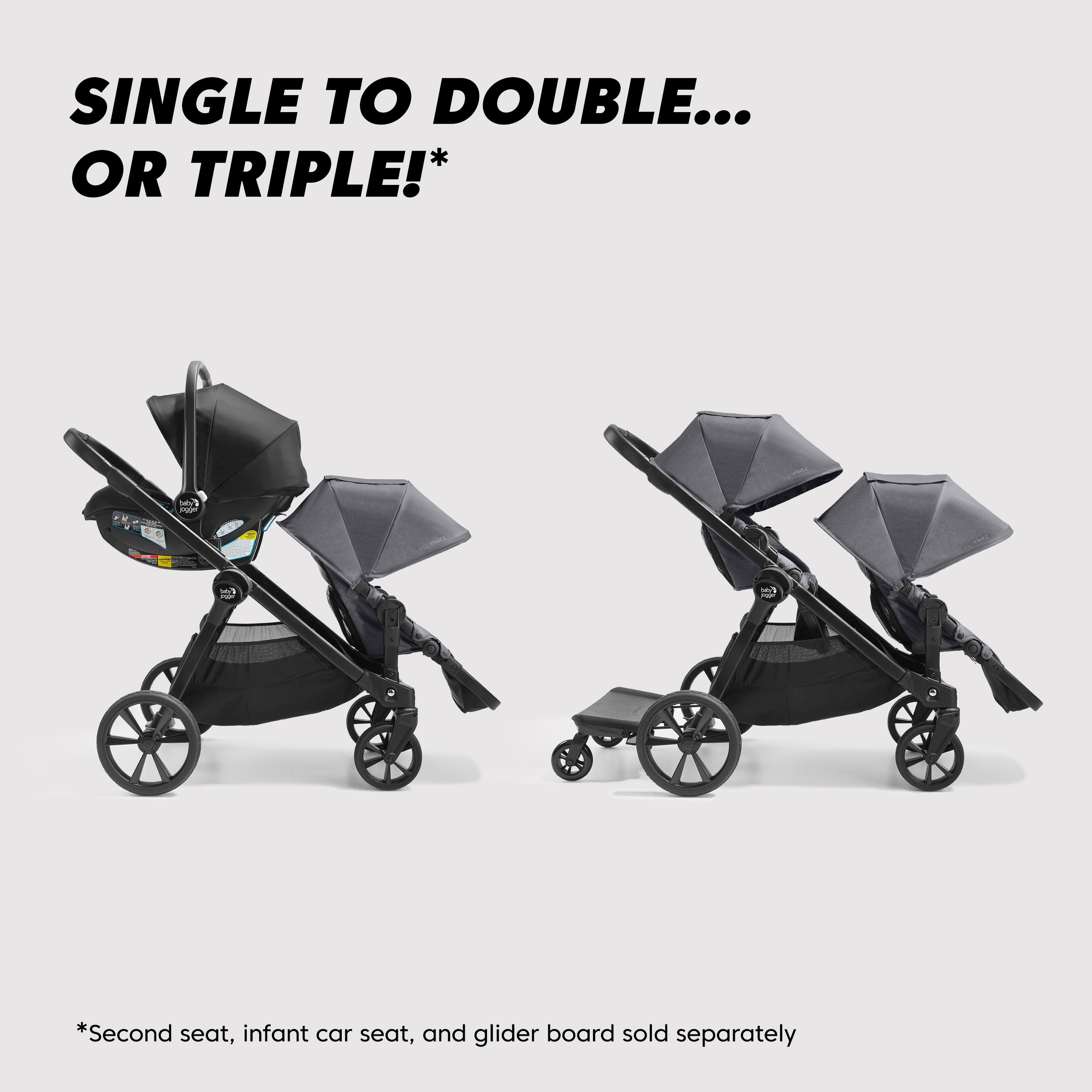 City select pram configurations on sale