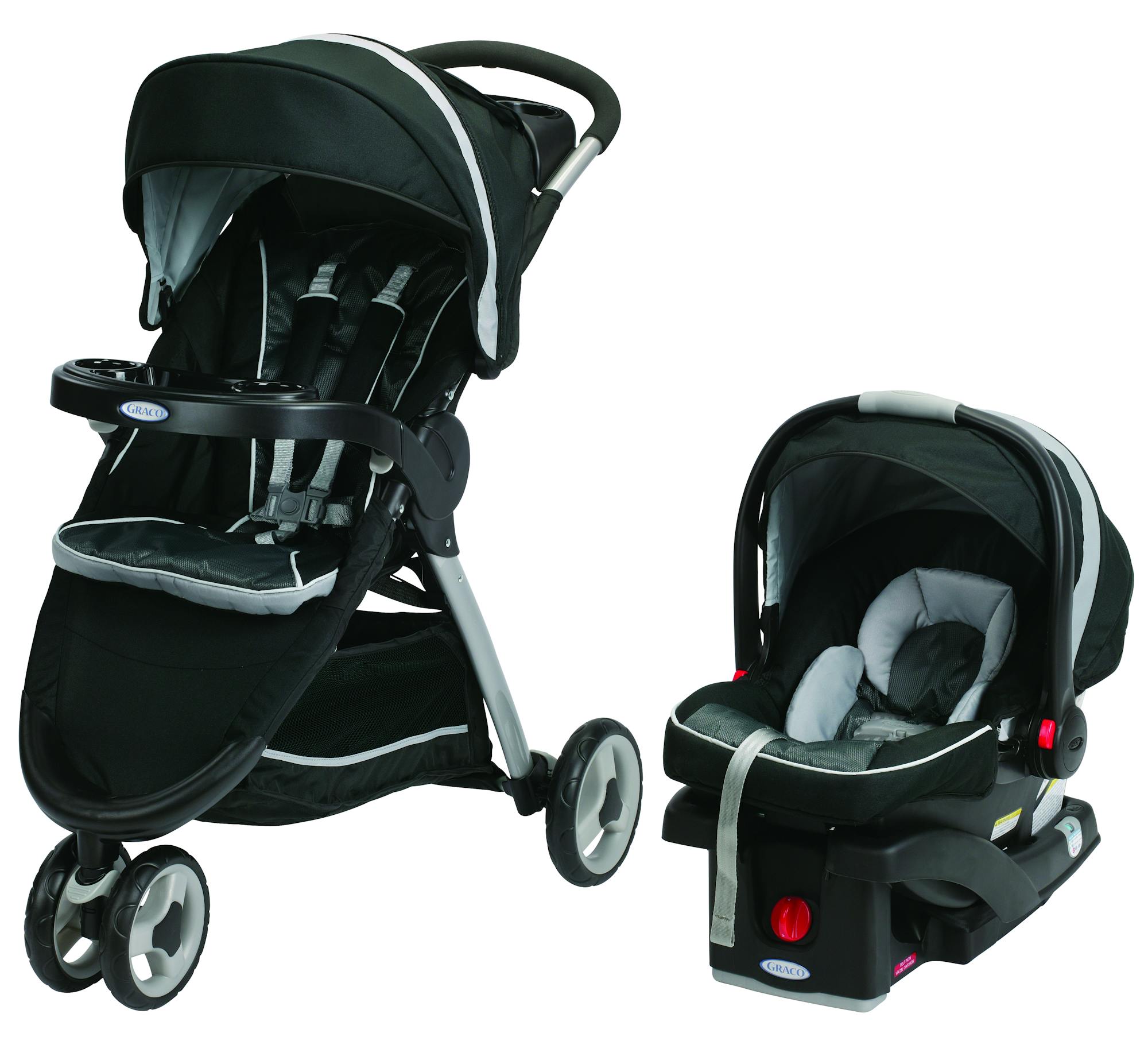 Graco pram with fashion car seat