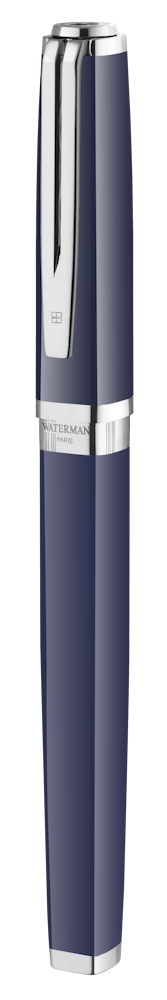 Waterman 万年筆 青 エキスパート デラックス メタリックブルーCT 万年筆 F