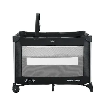 side of pack n play on the go playard