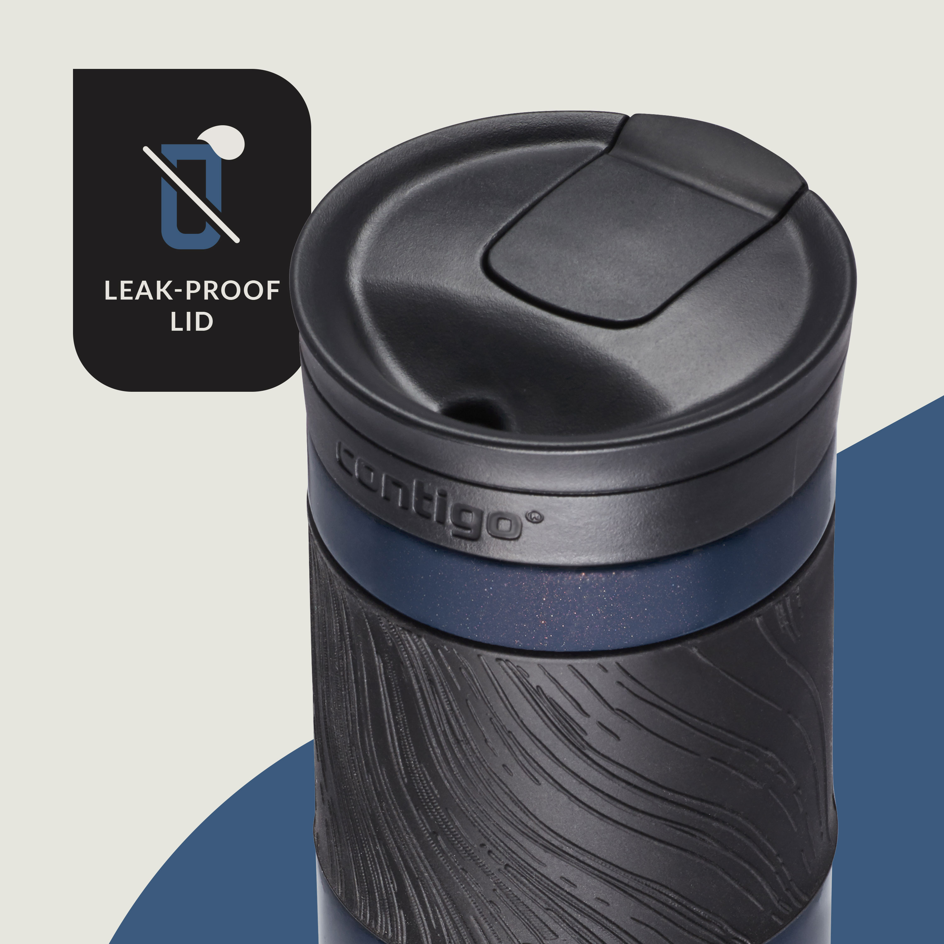 Contigo Byron 2.0 Stainless Steel Travel Mug with SNAPSEAL Lid and Grip, 24oz - Thumbnail 5