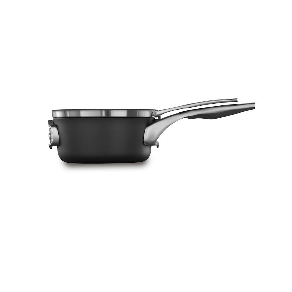 Premier™ Space-Saving Hard-Anodized Nonstick Sauce Pan with Lid