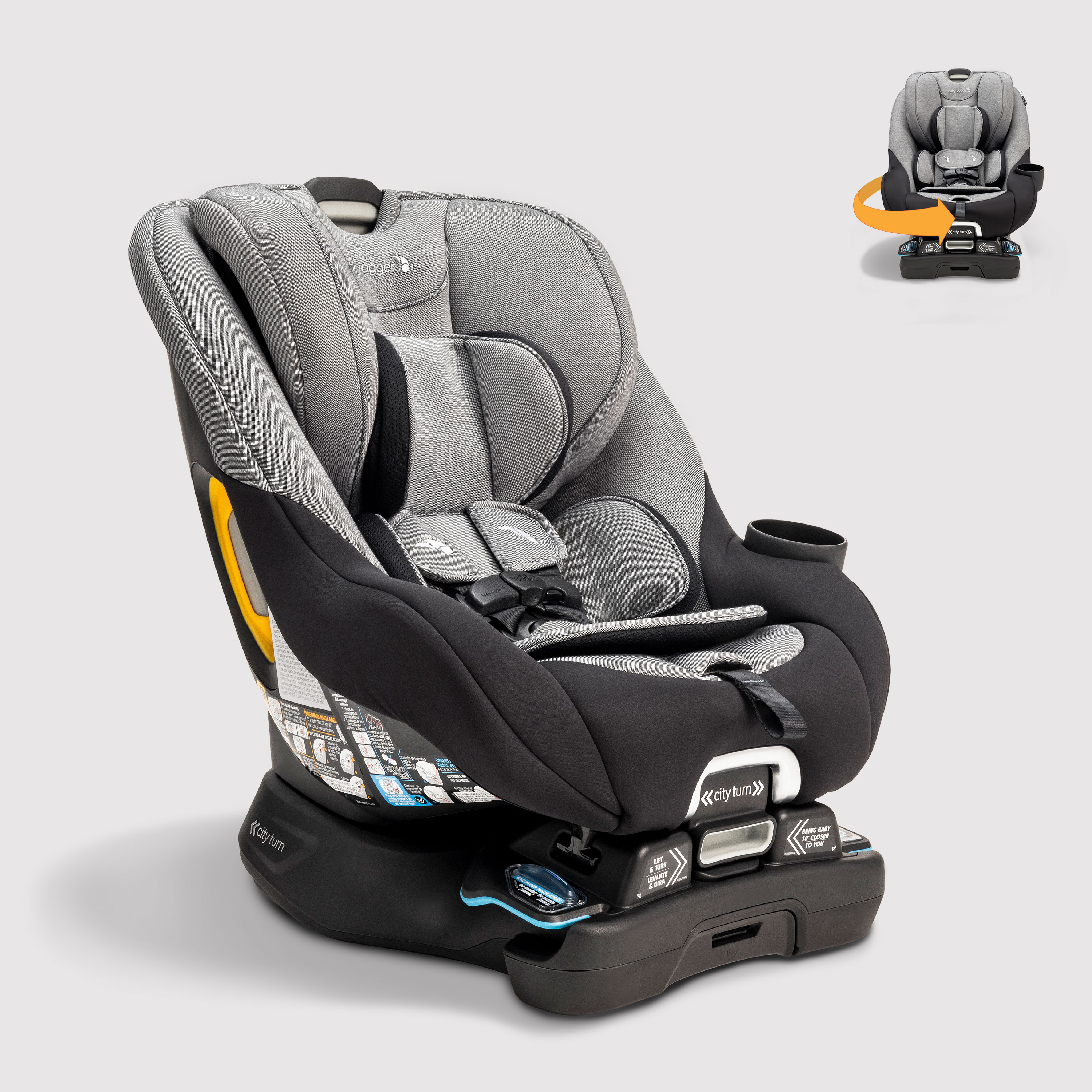 city turn rotating convertible car seat | Baby Jogger