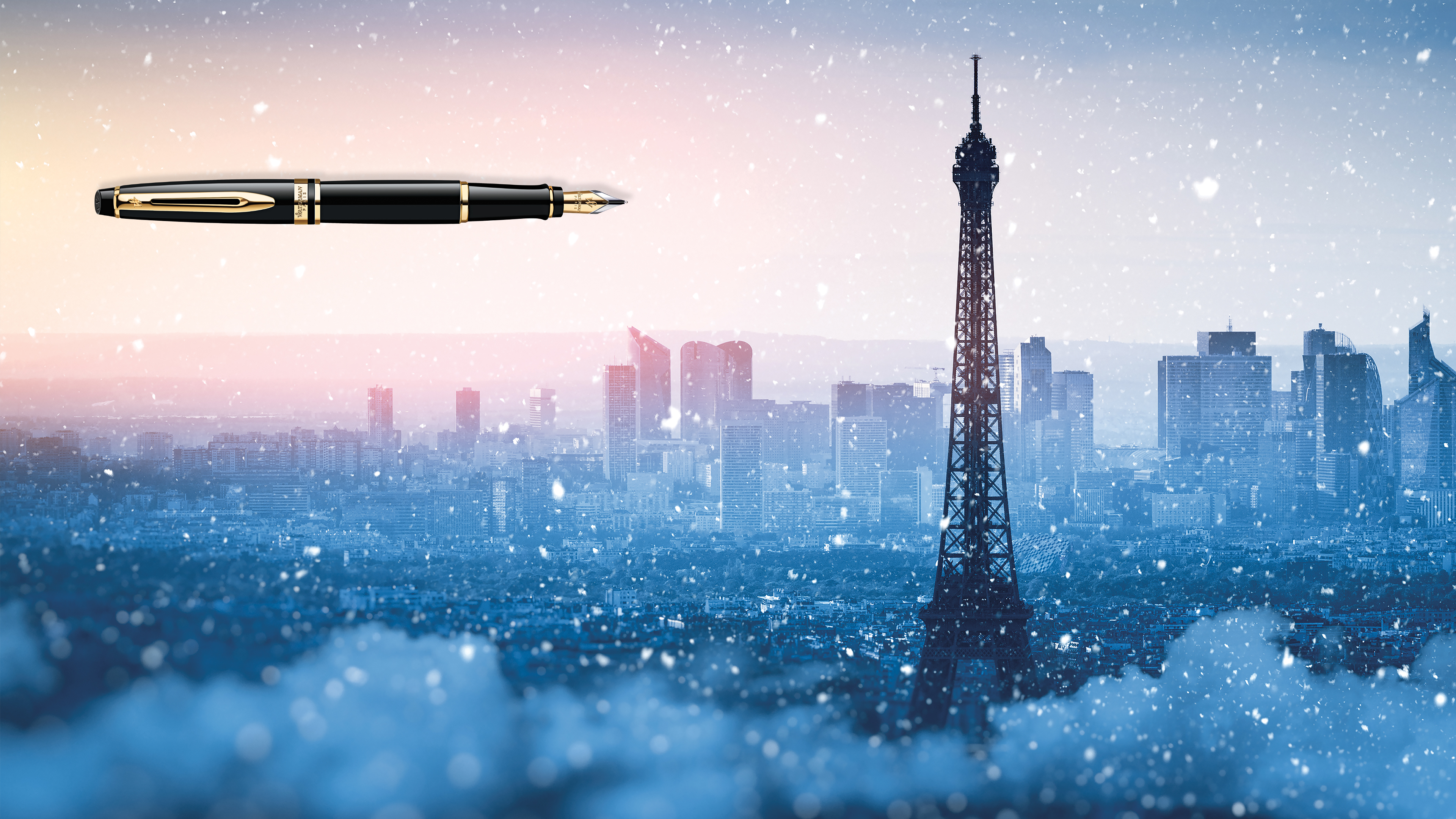 Crayon Plume En Métal Waterman France - Occasion De Collection