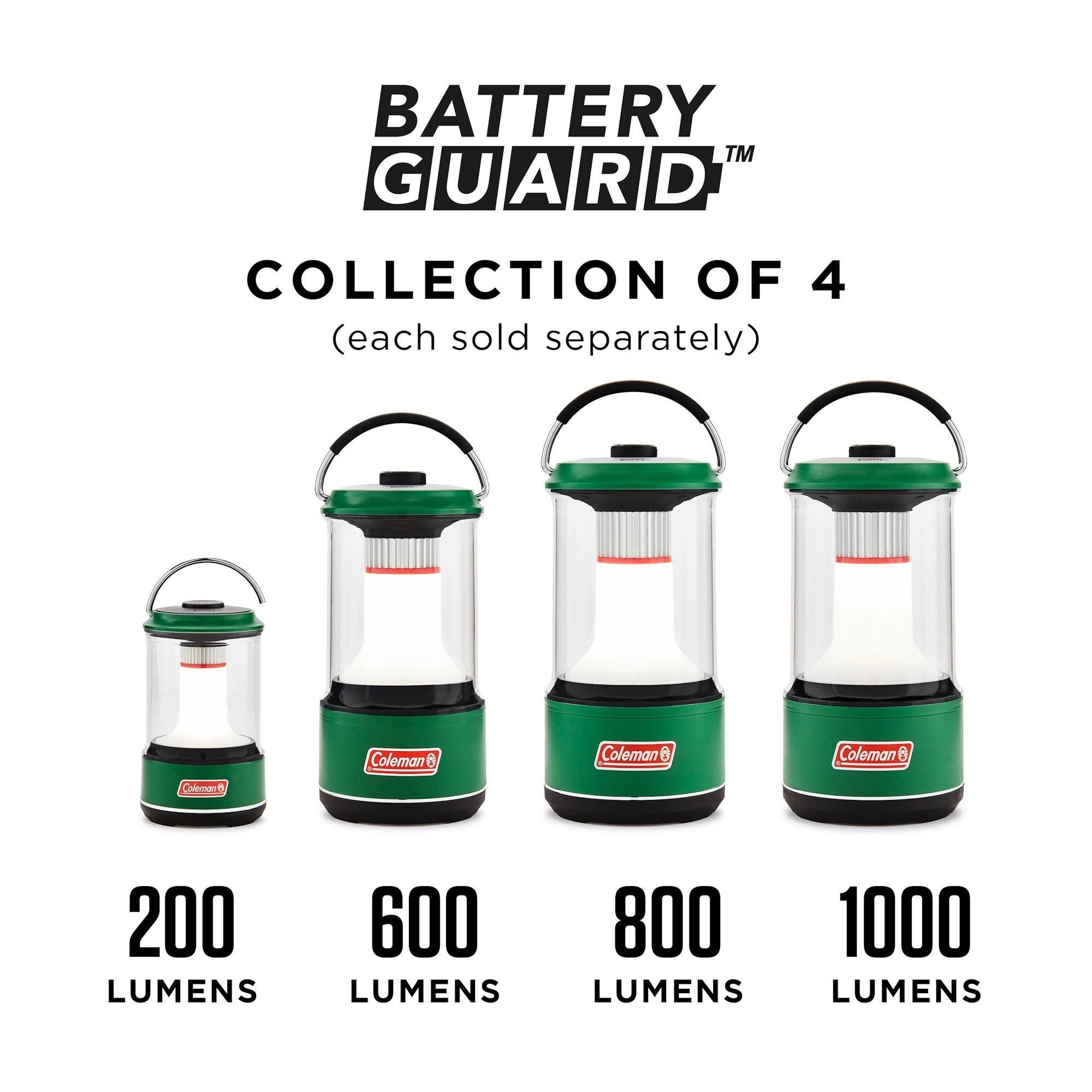 1000 Lumens LED Lantern with BatteryGuard™, Green | Coleman