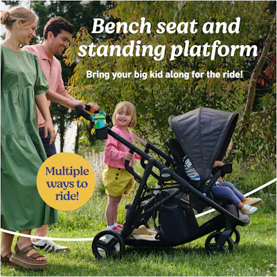 Graco - Ready2Grow 2.0 LX Double Stroller, Clark