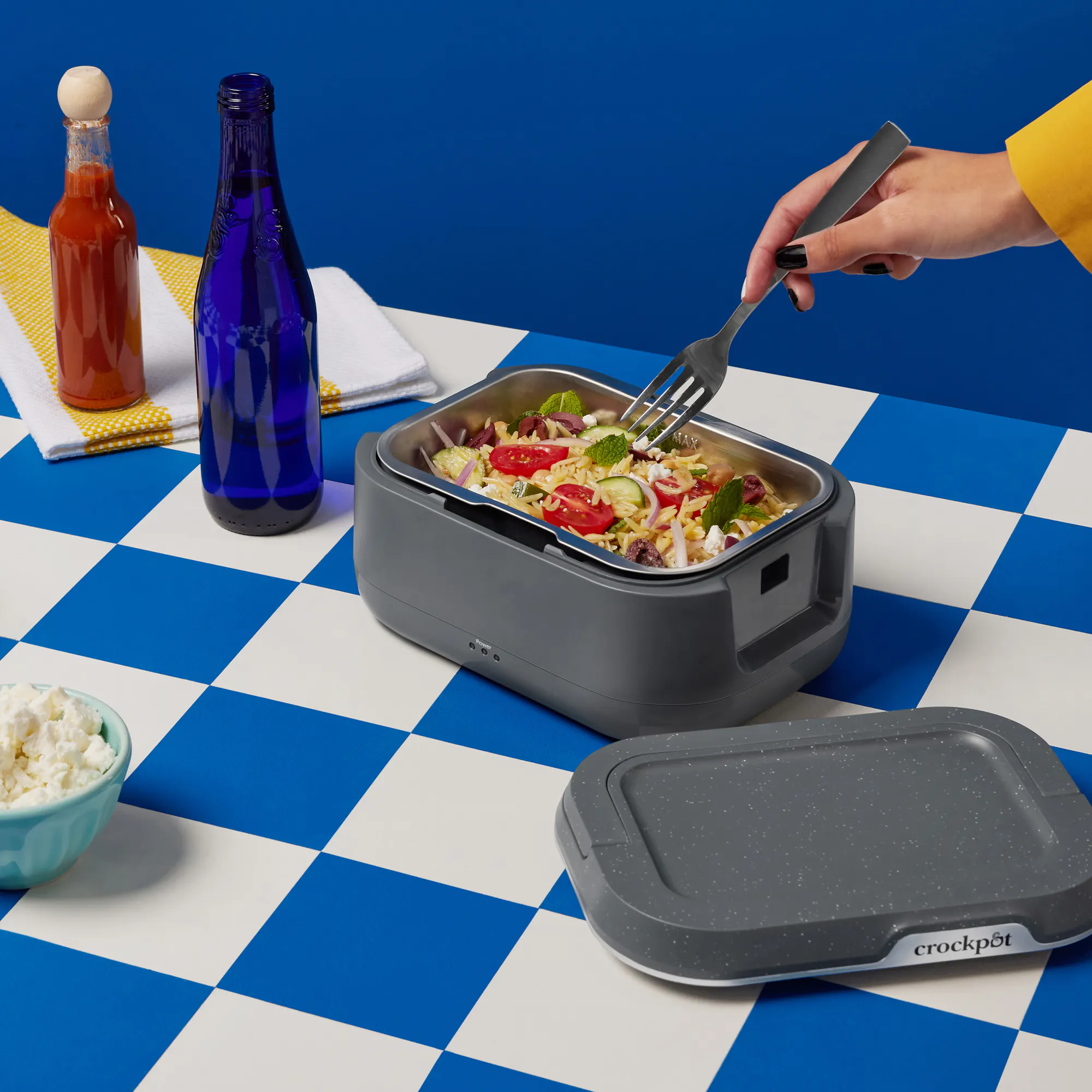Crock-Pot GO Portable Food Warmer, Electric Lunch Box with Detachable Cord 