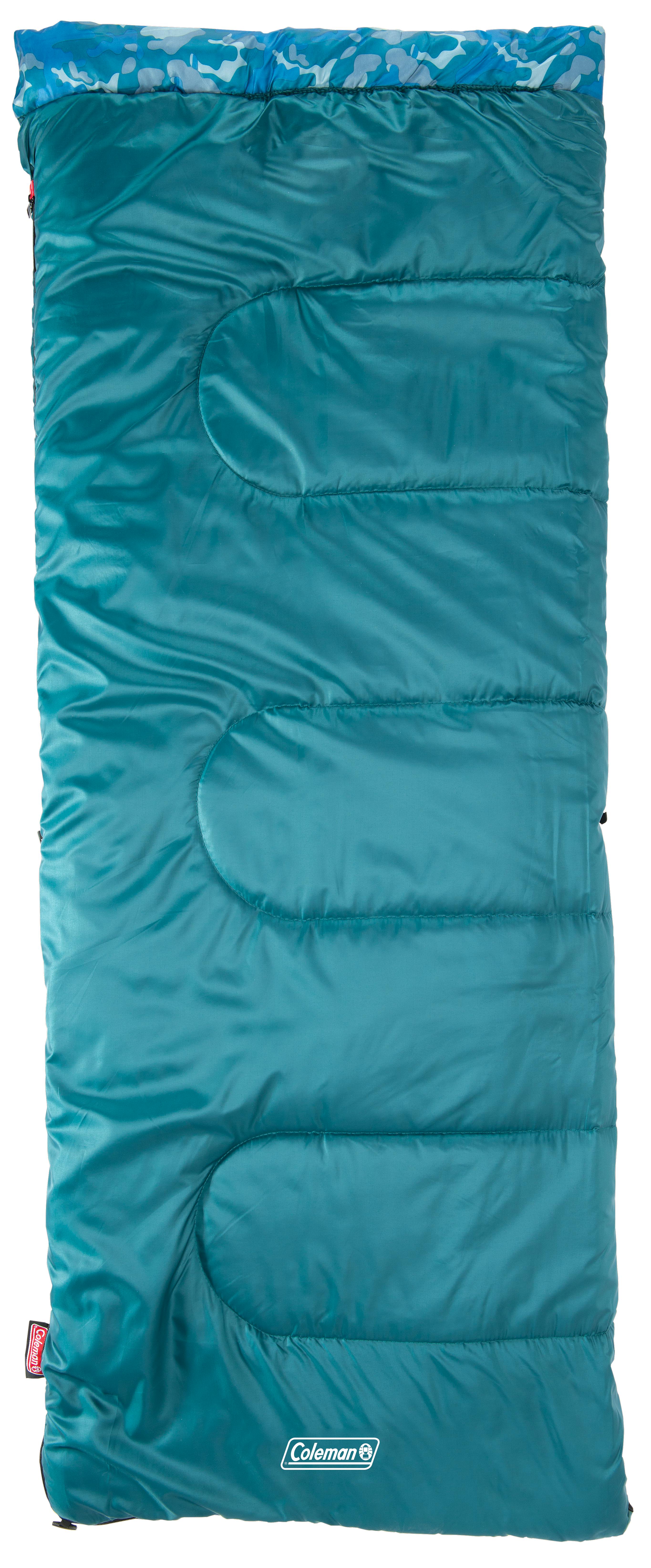 Kids Camo™ 45°F Youth Sleeping Bag, Blue Camo | Coleman