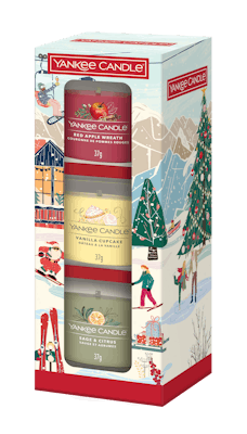 Geschenkset aus 3 Votivkerzen, Holiday Party Set