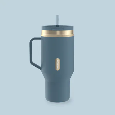 30 oz SnapSeal&trade; Tumbler (w/ Straw & Handle)