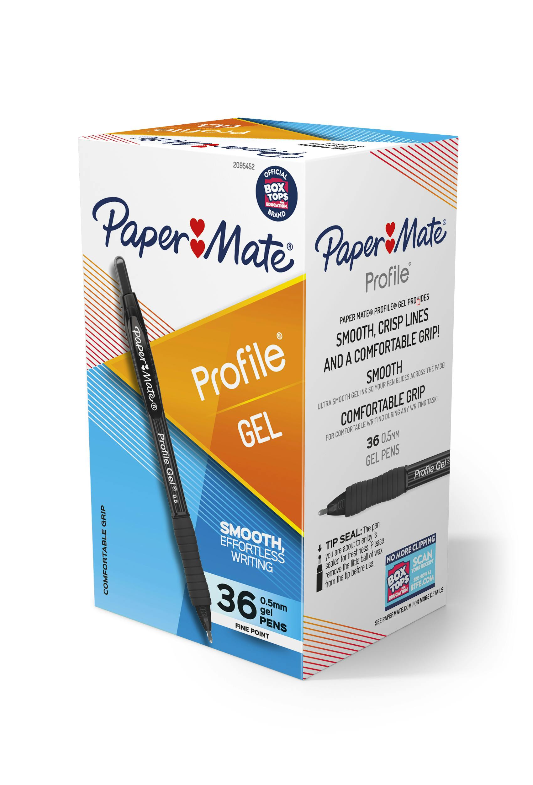 Paper Mate Profile Retractable Gel Pens, Fine Point (0.5mm) | Papermate