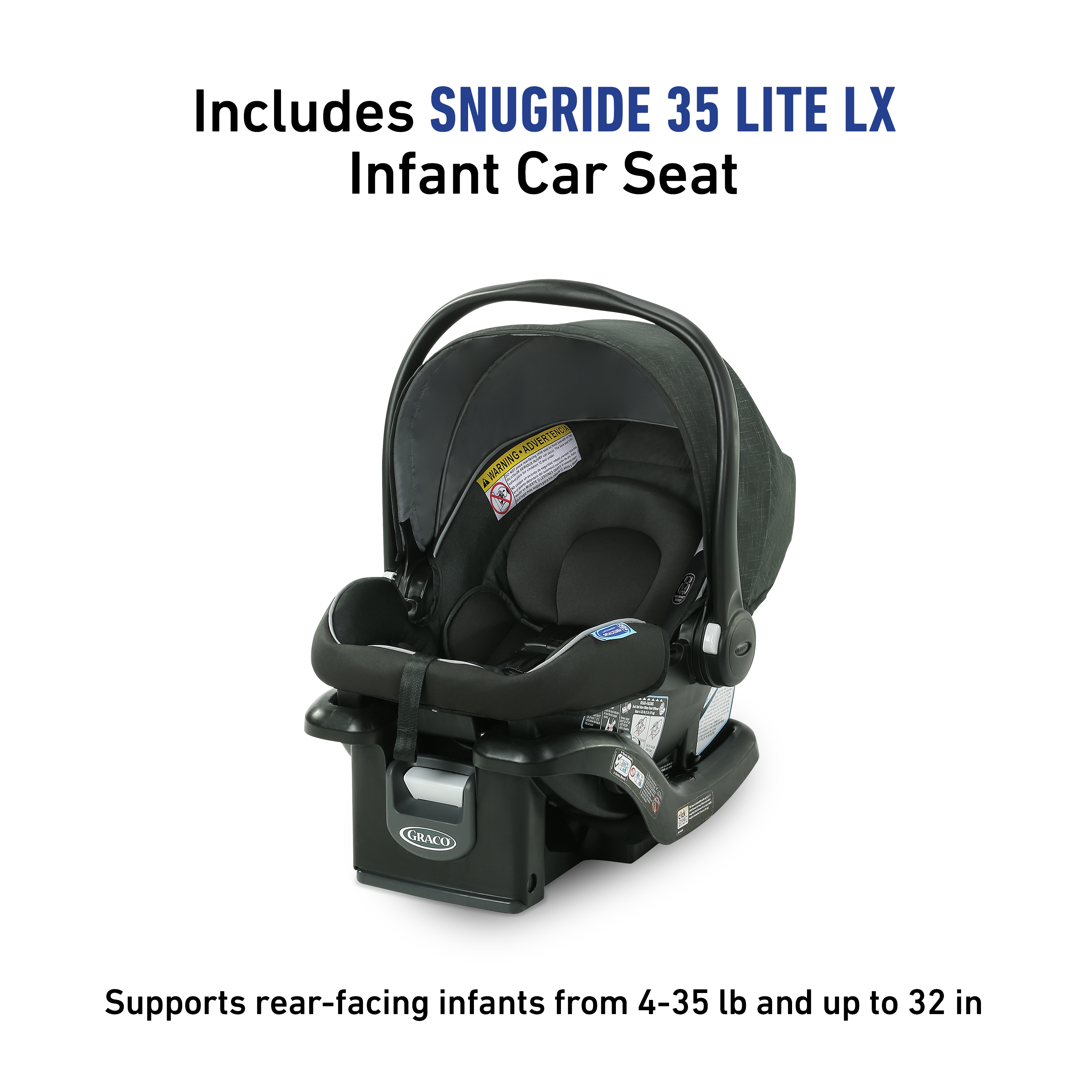 Modes 3 Lite DLX Travel System with SnugRide 35 Lite LX Infant Car Seat |  Graco Baby