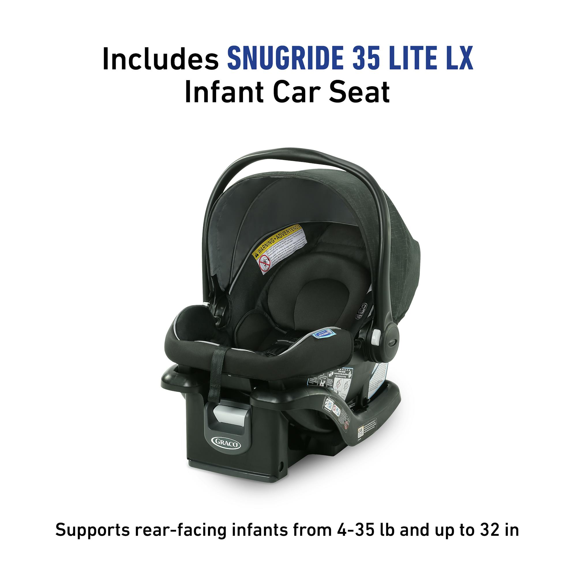 Graco snugride 35 car seat weight limit best sale