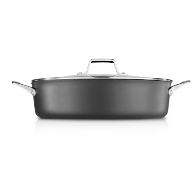 Premier™ Hard-Anodized Nonstick 7-Quart Sauteuse with Lid