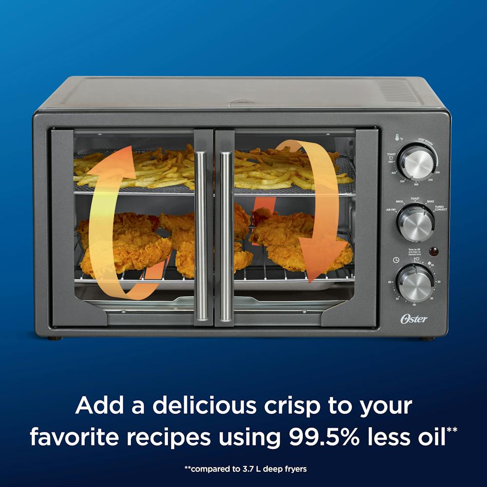 Oster® Manual French Door Air Fry Oven Oster