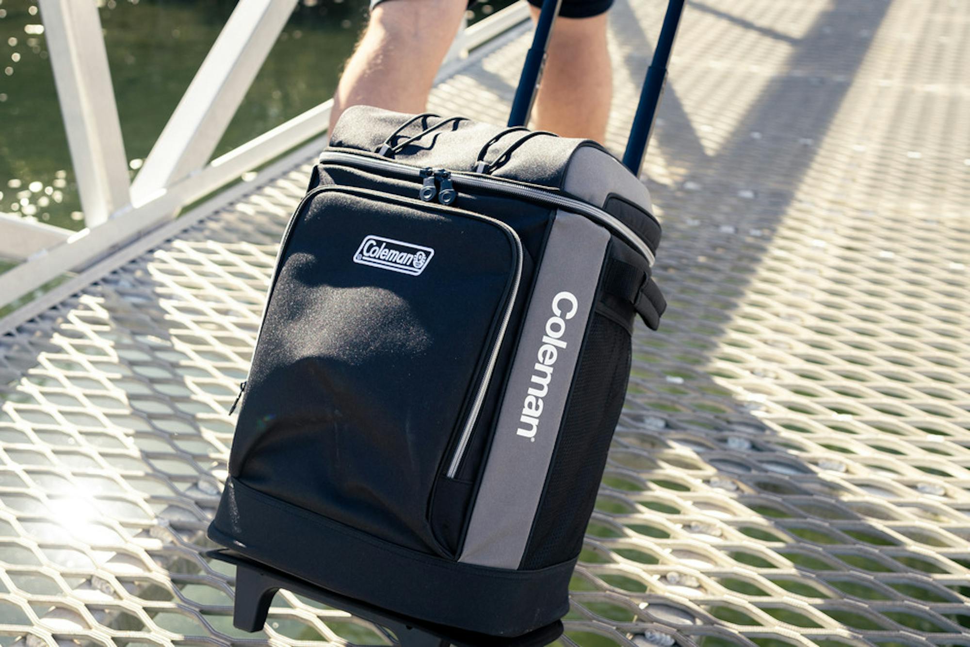 Small Cooler Coleman Chiller 42-Can Soft-Sided Portable Cooler W