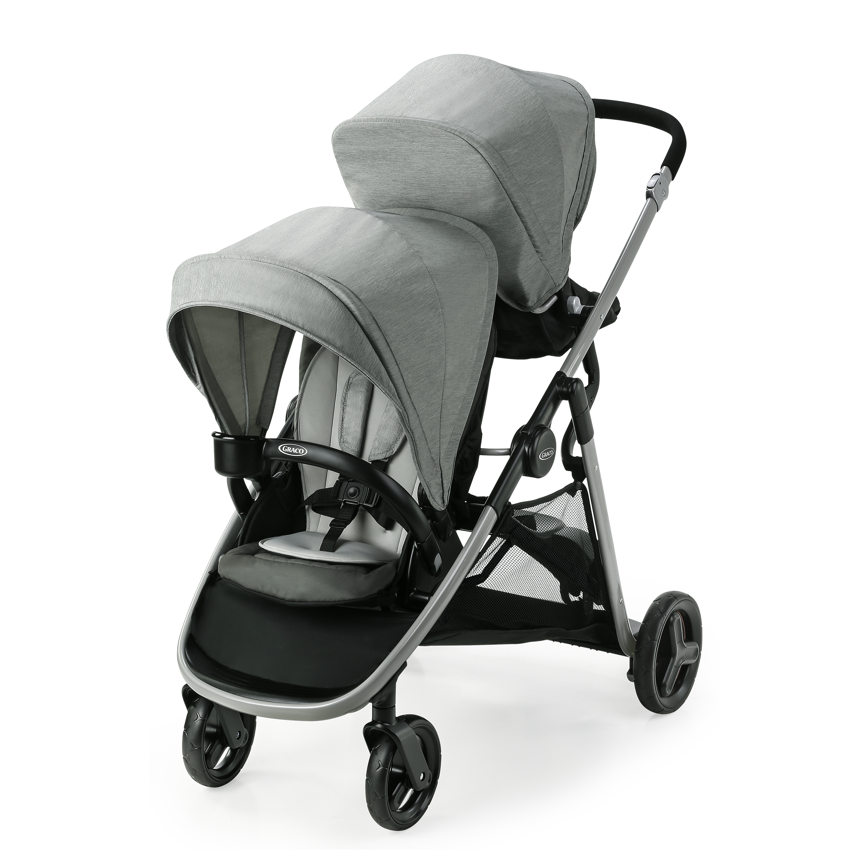 Double stroller big wheels deals