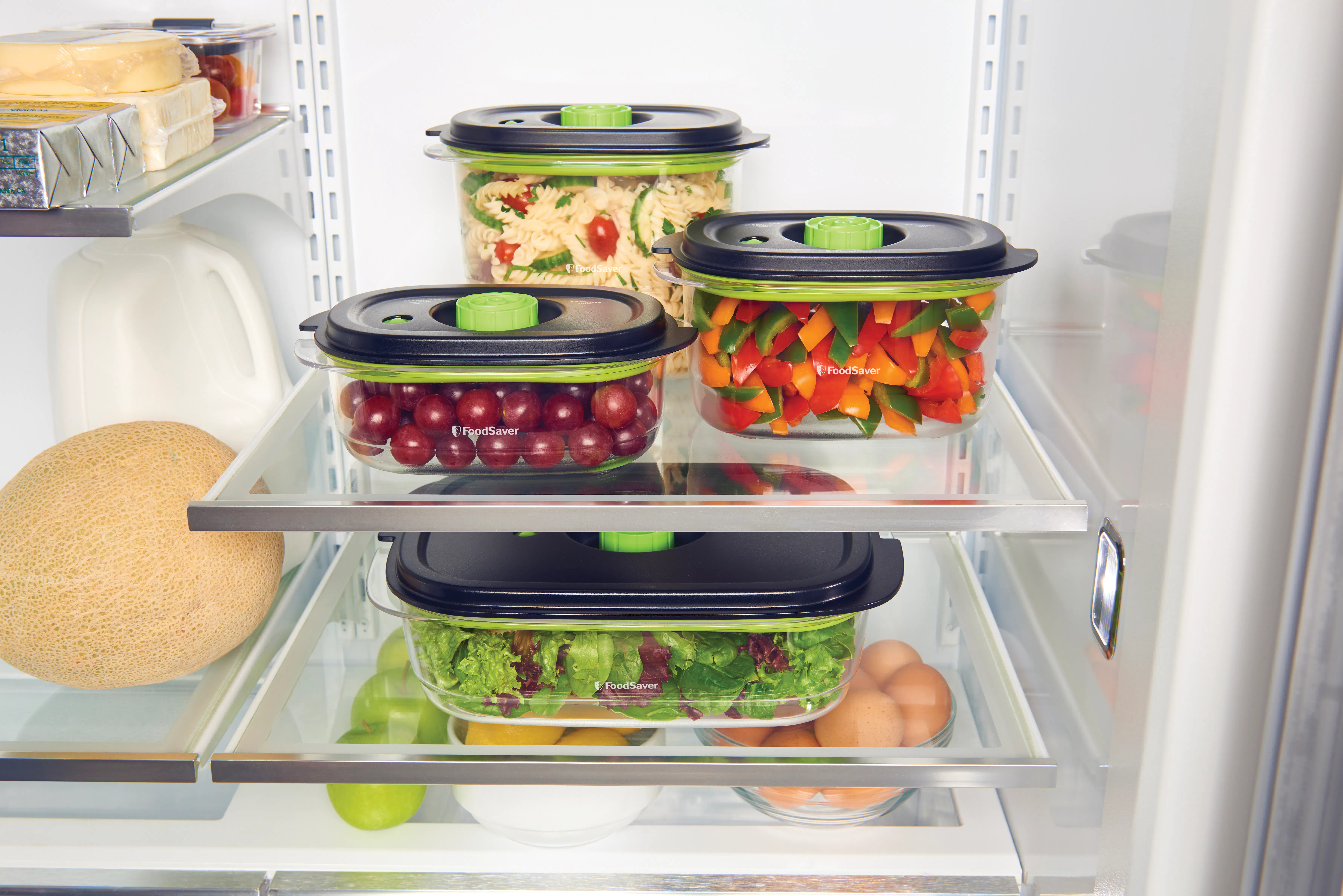 FoodSaver® Preserve & Marinate Vacuum 3 pack containers 700ml, 1.2