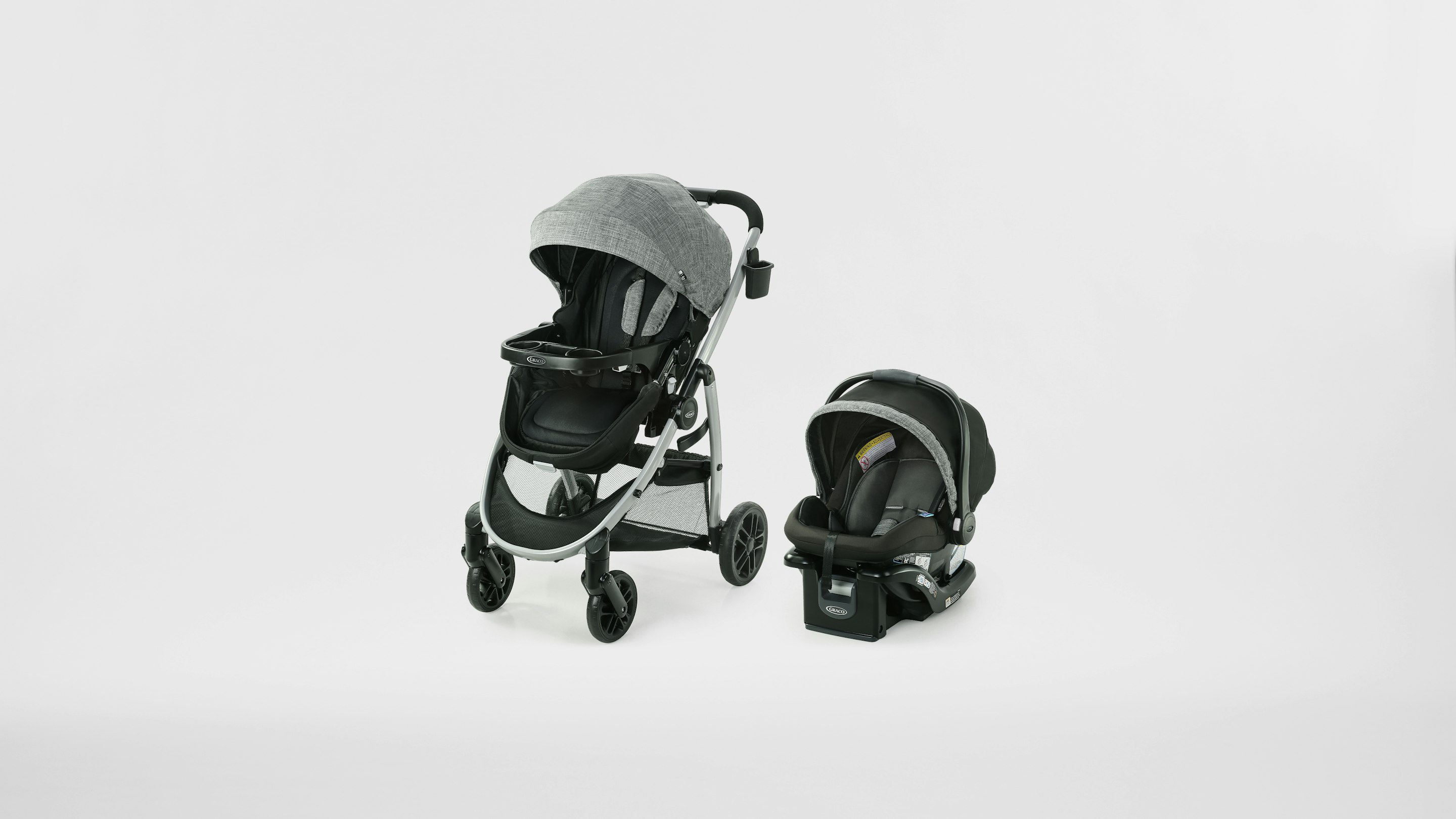 baby car seat and stroller