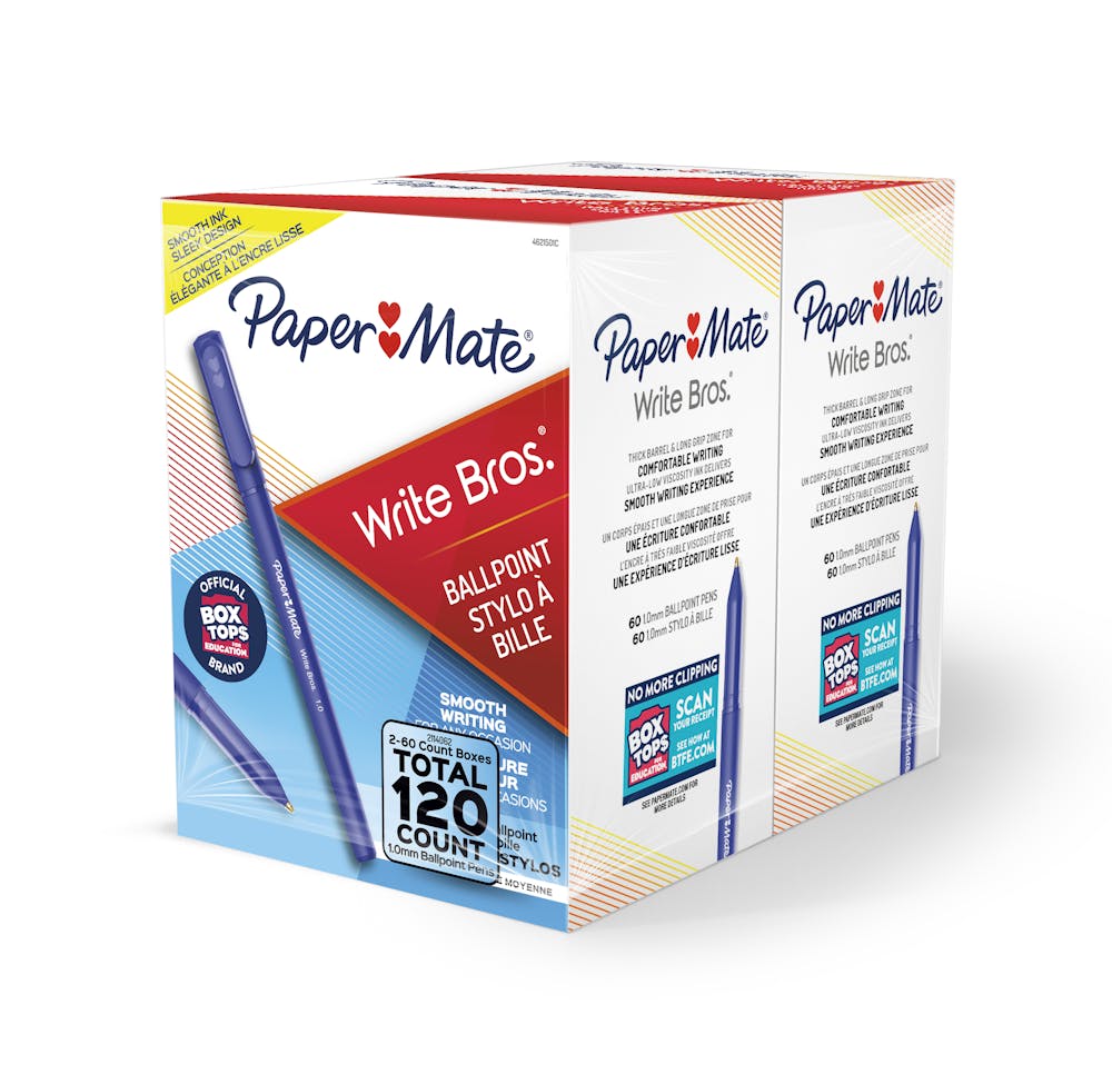 Paper Mate Write Bros. Ballpoint Pens, Medium Point (1.0mm) | Papermate