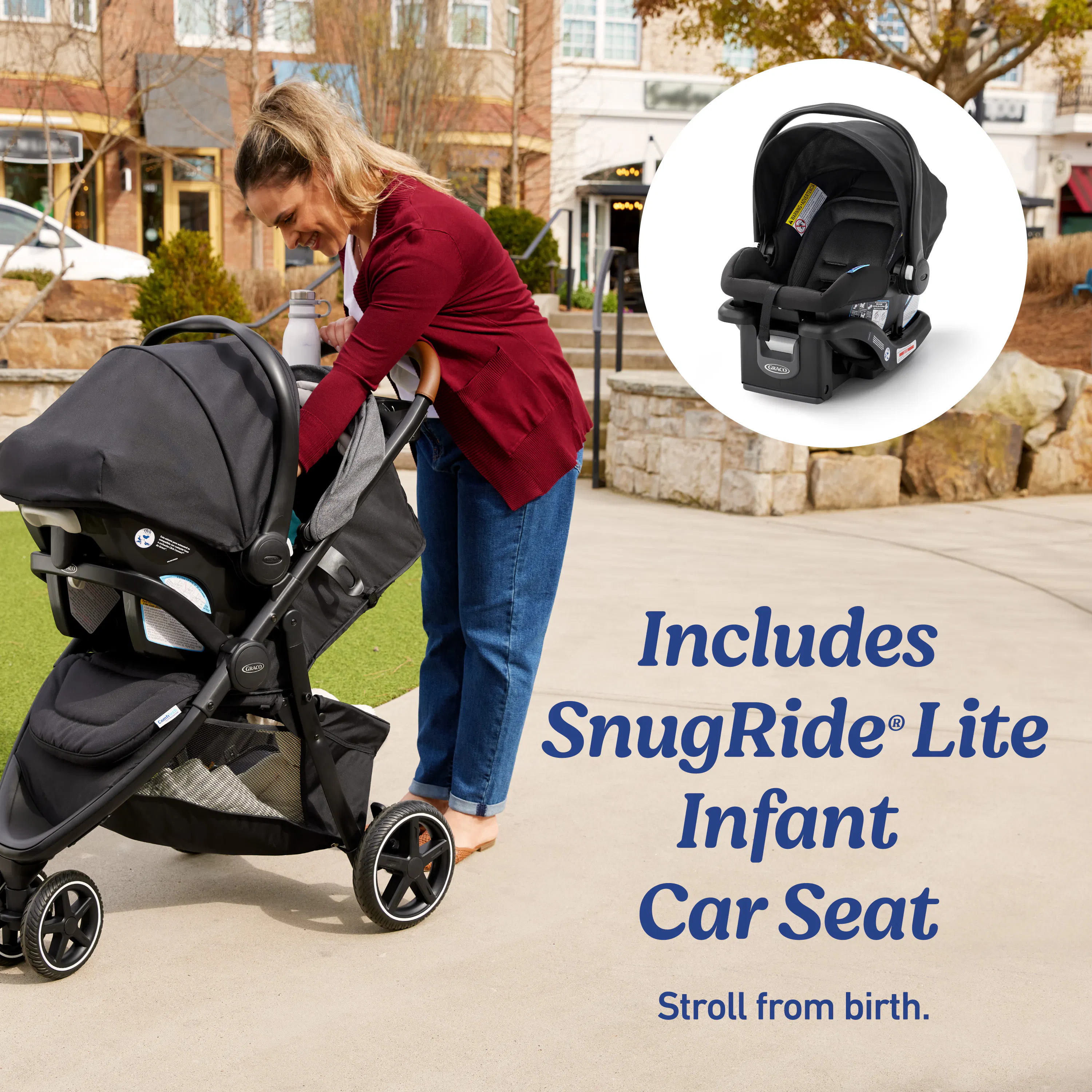 double stroller caddy Petunia Pickle Bottom Wander Stroller Caddy Deluxe, Ebony main image 0